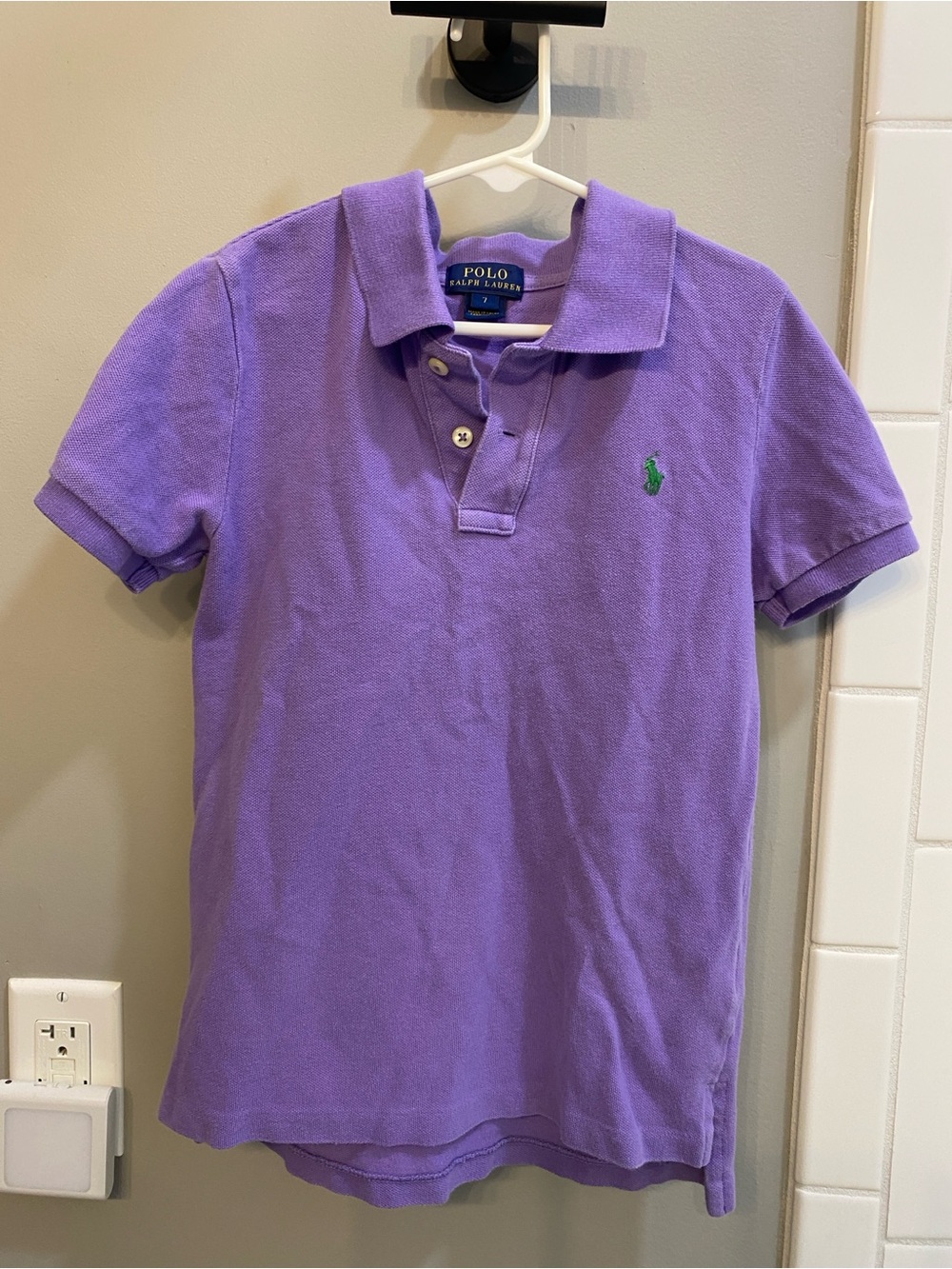 Polo Ralph Lauren Boys Purple Polo / Size 7 / VGUC